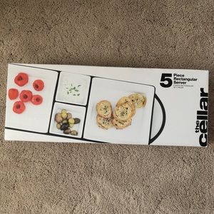 NWB The Cellar 5 Piece Rectangular Server